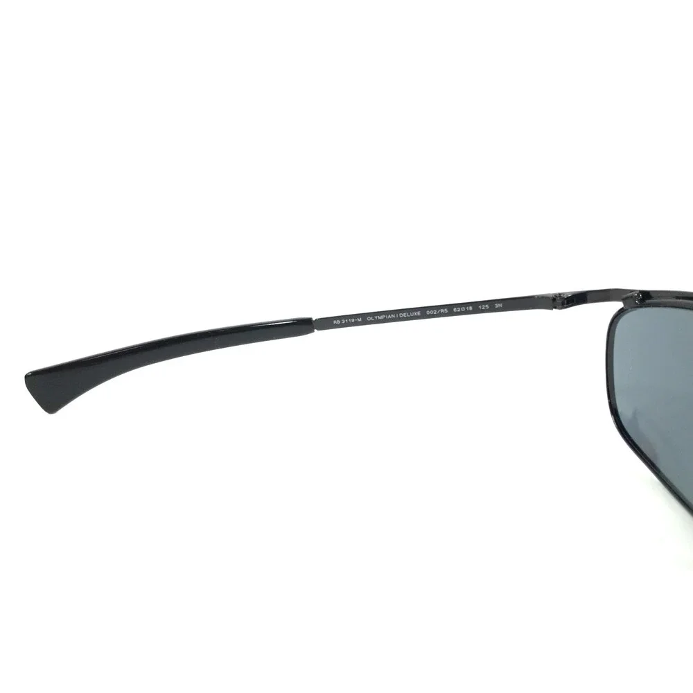Ray-Ban Sunglasses RB3119-M OLYMPIAN I DELUXE 002/R5 Black Frames w/ Gray Lenses